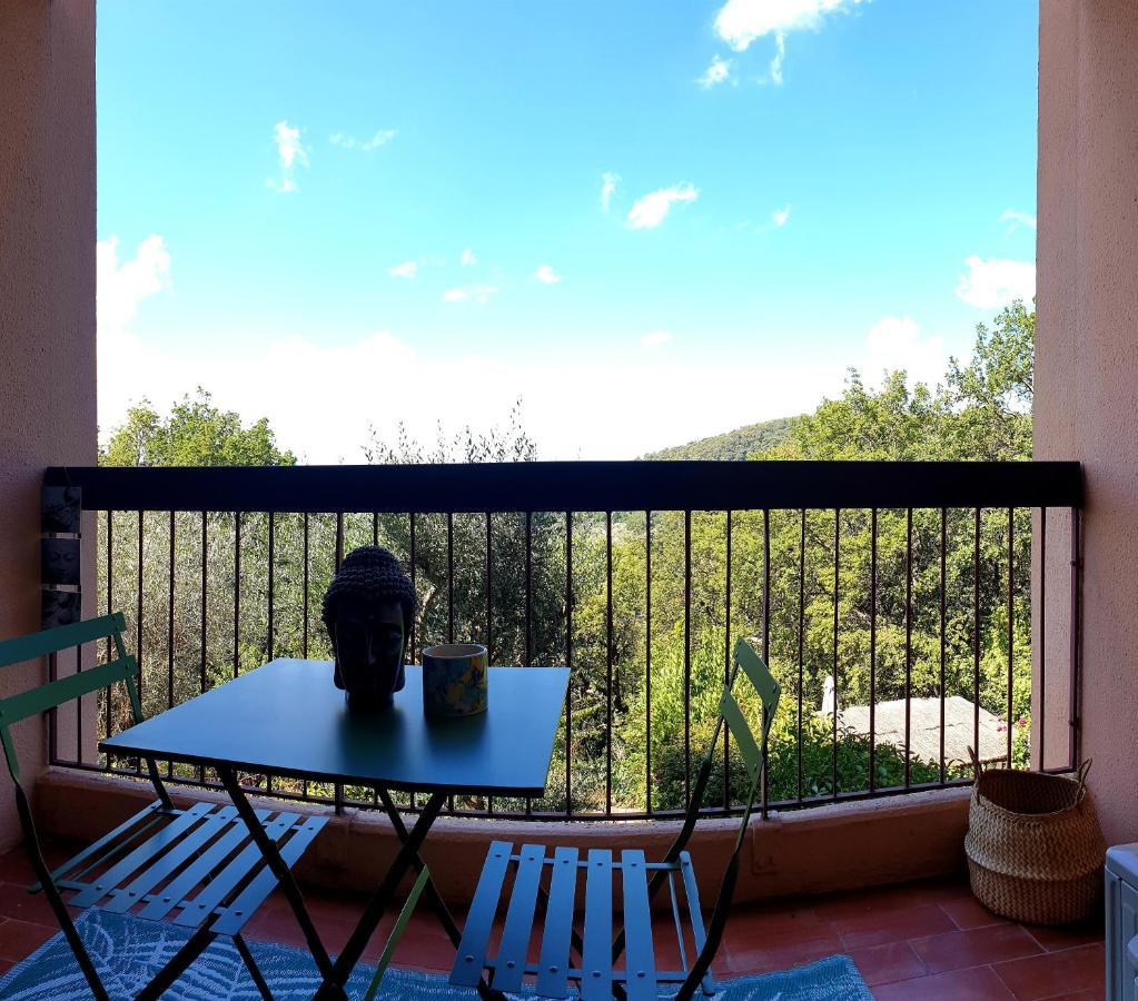 Au Balcon D'Azur, Calme, Climatisation Lägenhet Grasse Exteriör bild